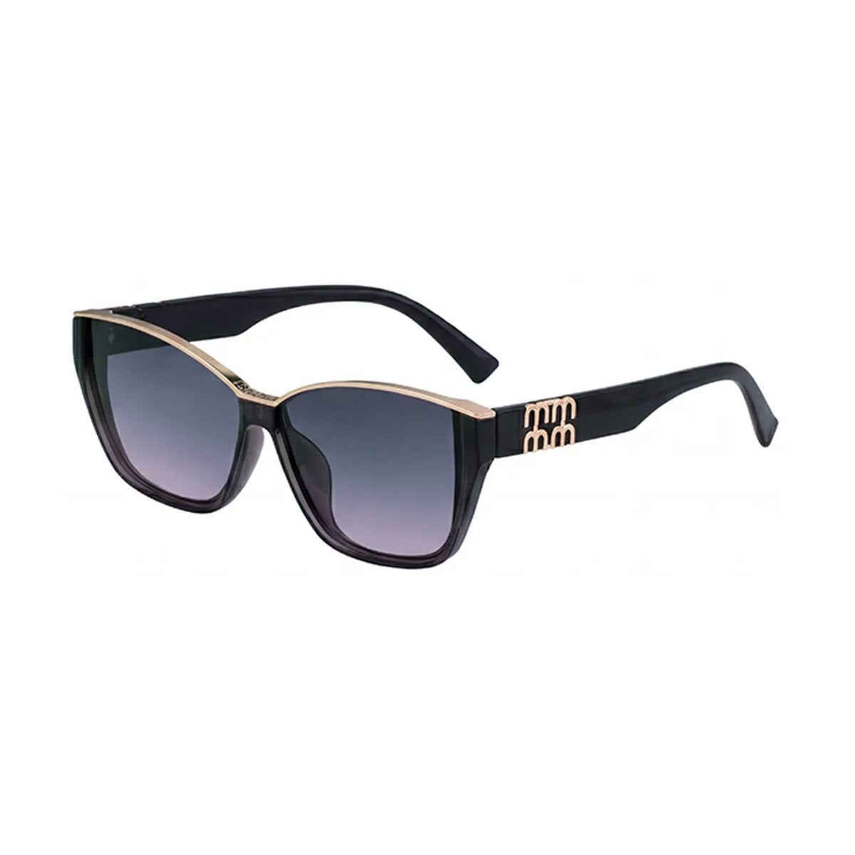 Cat Eye Sunglasses for Women — Metal Temple Detail, UV Shades