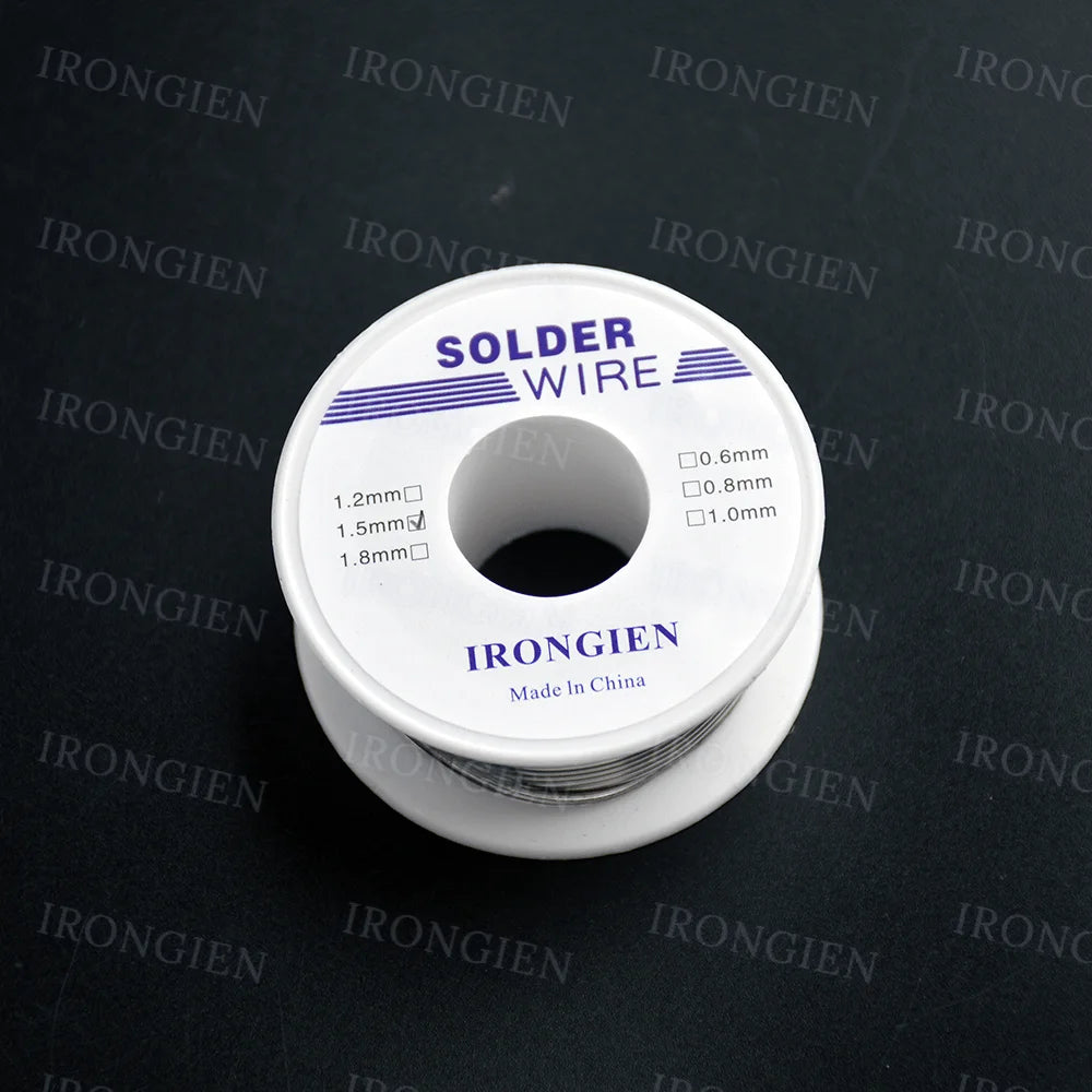 Irongien High Purity Soldering Wire 8g50g/Roll Mixed Tin Rosin Core Dia 0.6-1.5mm Solder Welding Wire For Electrical Soldering