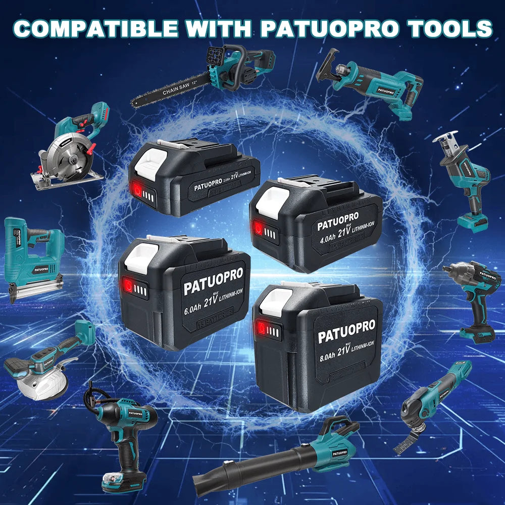 18V 21V 2.0 4.0 6.0Ah Rechargeable Lithium Battery For Makita Cordless Wrench Hammer Drill Angle Grinder Chainsaw Screwdriver