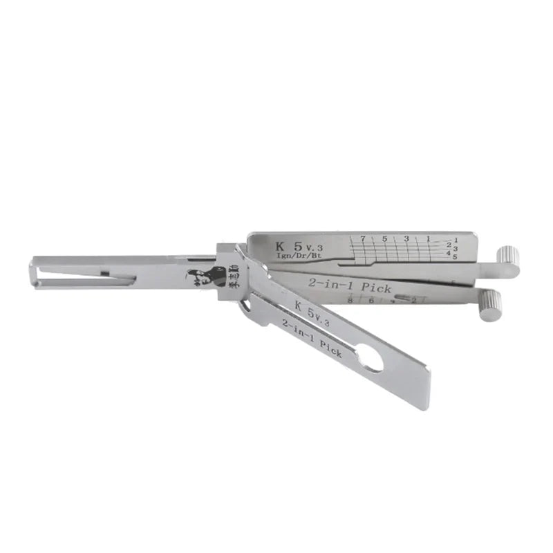 Original Lishi 2-in-1 HU66 HU100 HON66 HU100R HU92 HY22 TOY2 TOY48 HU101 HU162T-8 lishi Pick Tool  Door opening tool Stainless s