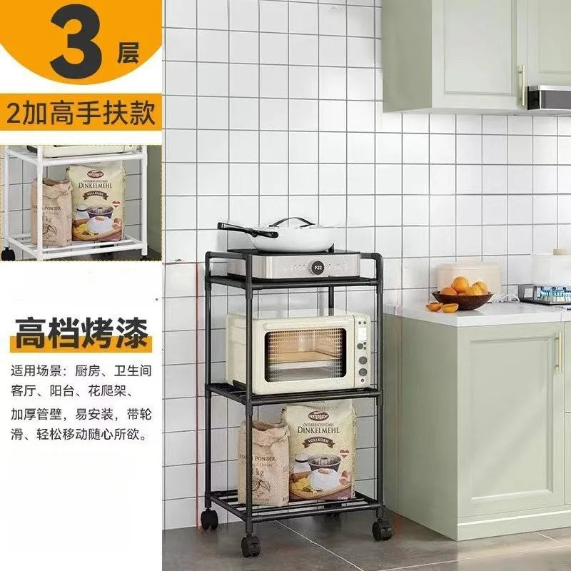 Multi-Level Kitchen Storage Cart - Floor-Standing Shelf Organizer - photo 6
