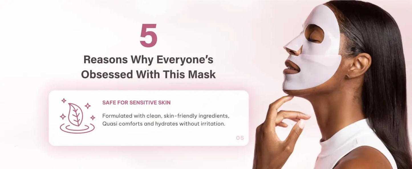 Collagen Face Mask Overnight – Hydrating Korean Sheet Mask – Niacinamide & Low Molecular Collagen – Firming & Smoothing Skinc