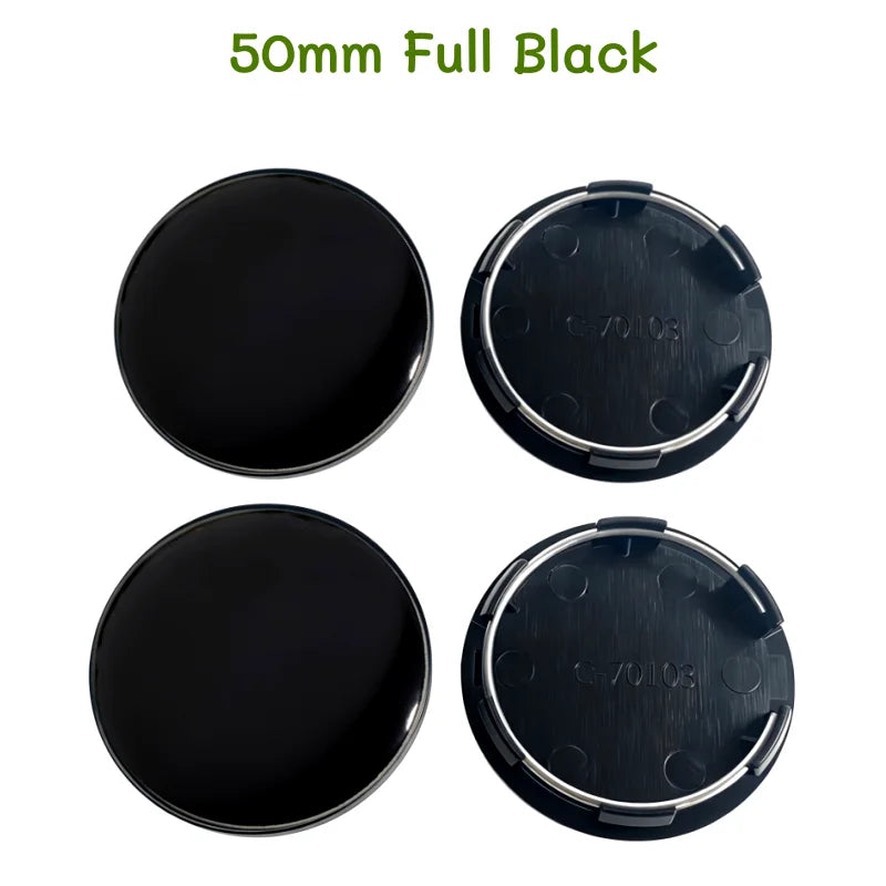 4 pcs Auto Wheel Center Cap 50mm 56mm 60mm 65mm 68mm No Logo Badge Blank Hubcap For Kia Car Rim Tire Decorative Dust-proof Cover