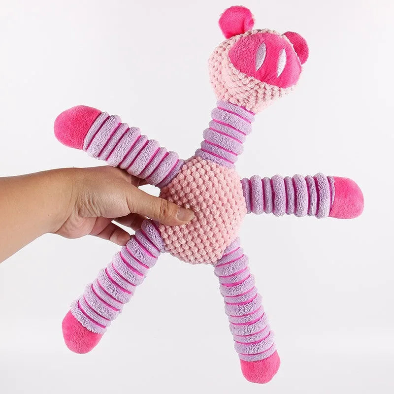 Soft Squeaker Plush Dog Toy - Interactive Puppy Toy – photo 8
