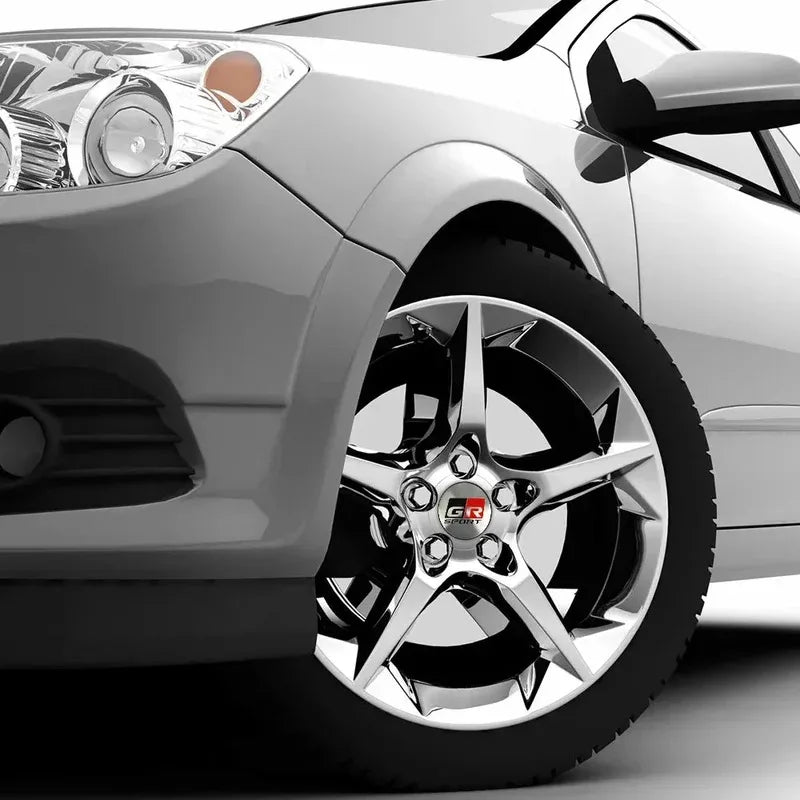 4Pcs 60MM Car Wheel Center Hub Caps Badge Tire Rim Covers For Toyota Fortuner Chr Verso Prius Hiace Yaris TRD Corolla GR Sport