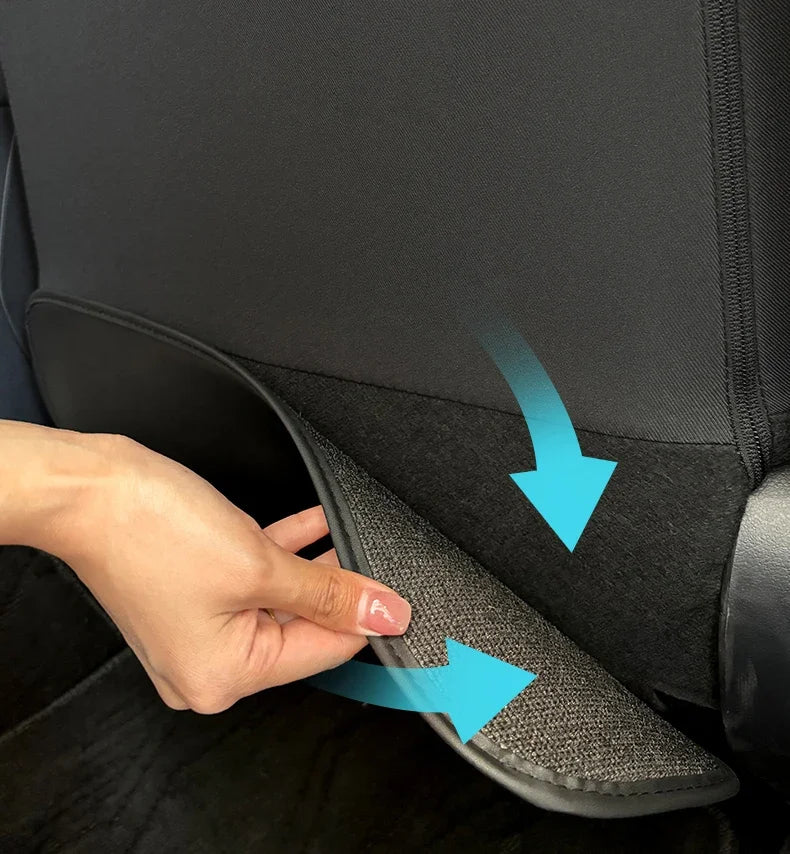Microfiber Car Seat Back Protector kits Anti-Kick Rear Seat Cover for Toyota RAV4 Yaris Prius Corolla Camry Hilux Land Cruiser