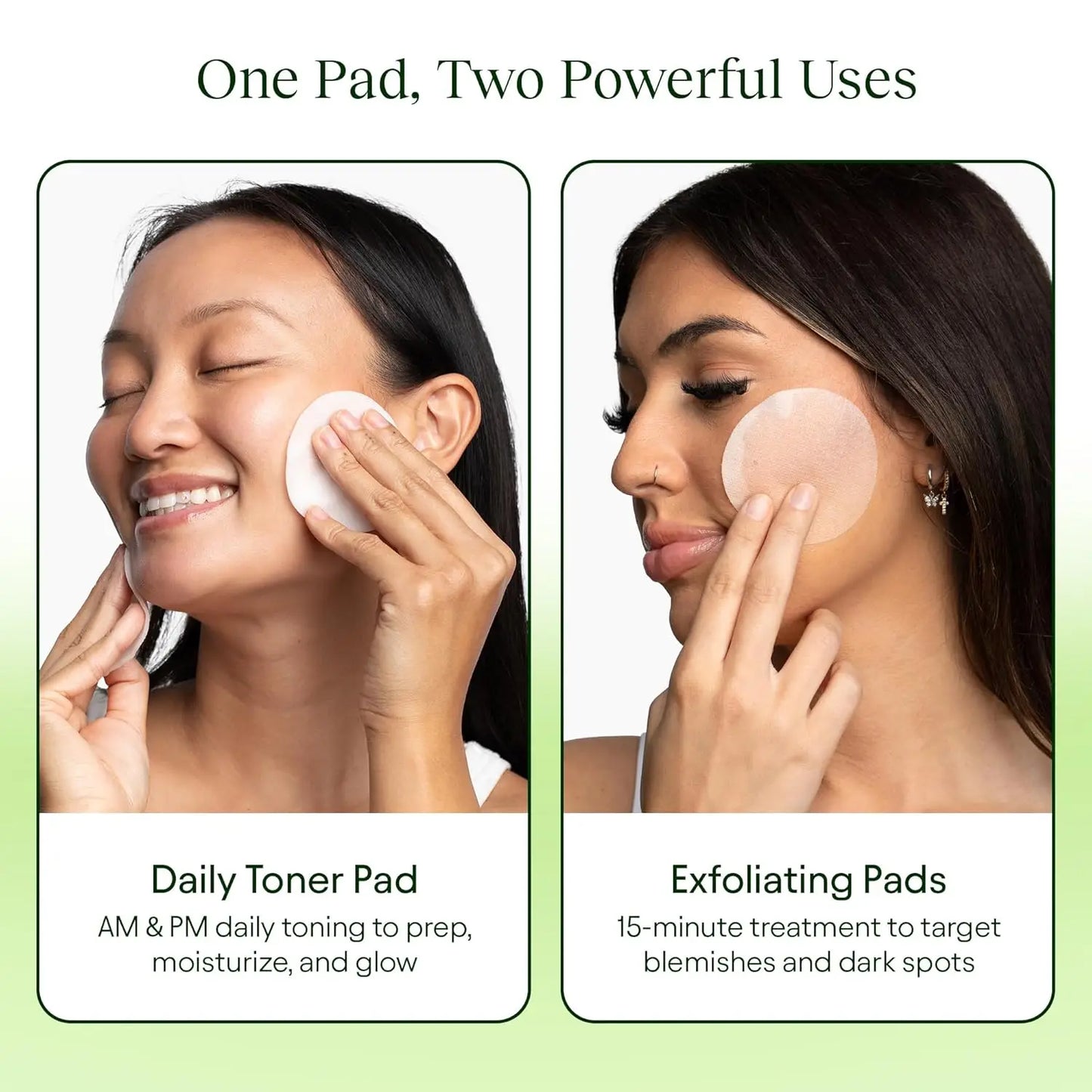 JiYu Toning Polish Pads - Korean Skincare for Dark Spots, Wrinkles & Dull Skin - Hydrating Facial Treatment with Snail Mucin,