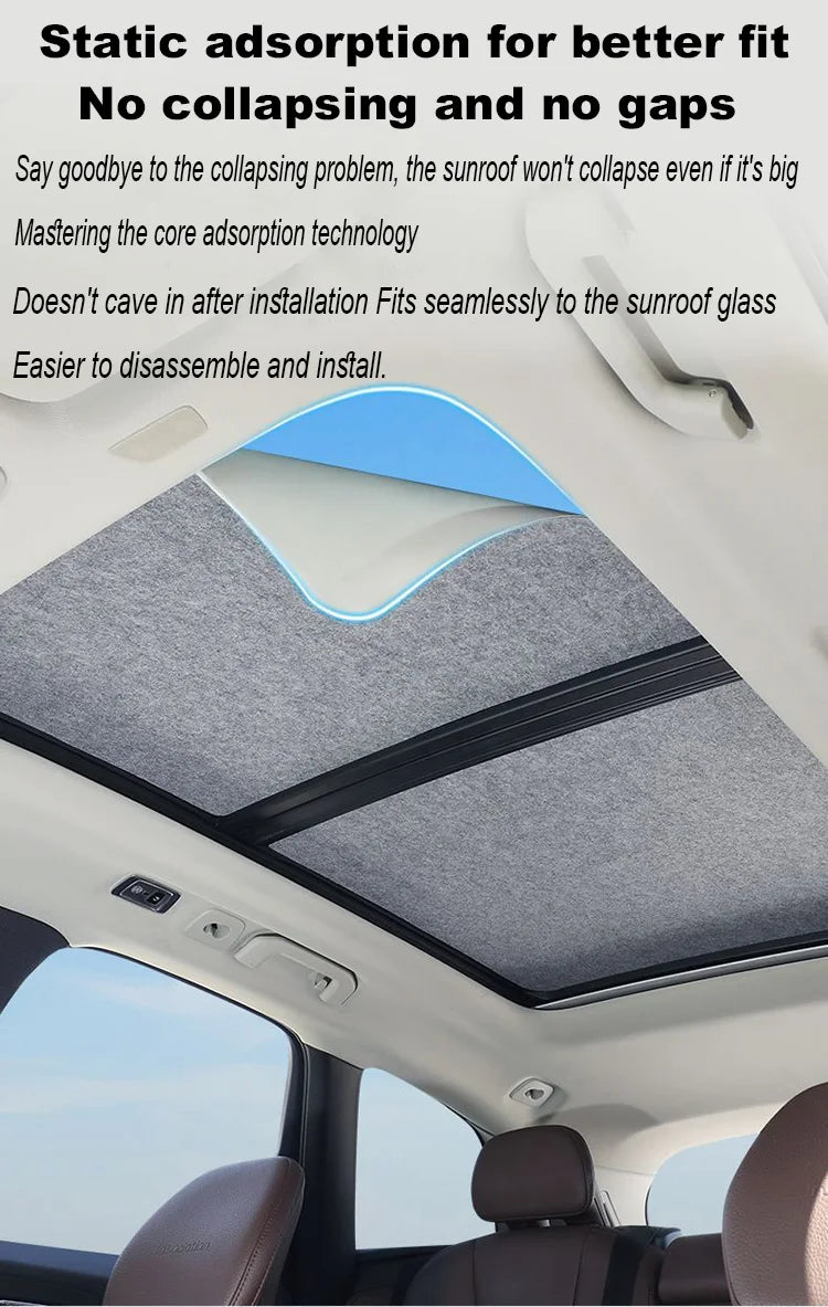 Sunroof Sunshade Insulation Visor for Ford F-150 Raptor 2021–2026 (2-Pack)