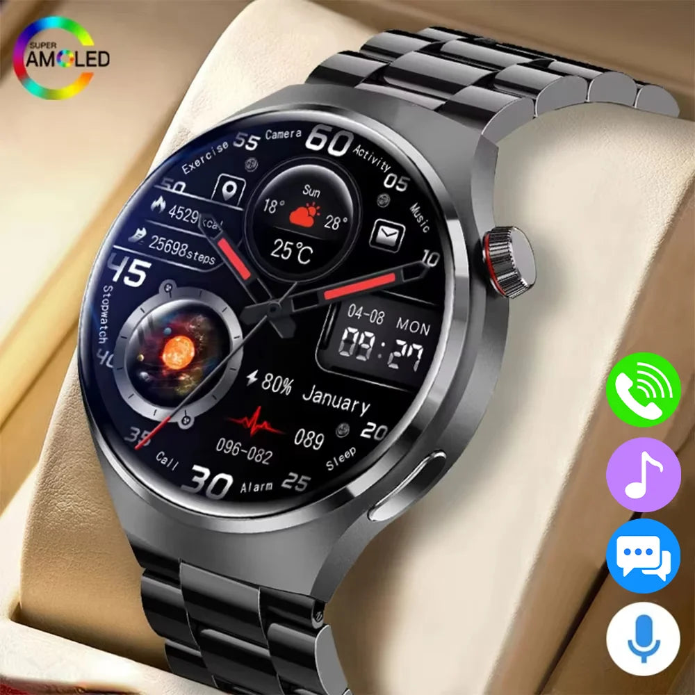 G.L Wear 2026 New Men's Smart Watch HD Display Health Tracking Bluetooth Calling Voice Assistant Sports Smartwatch
