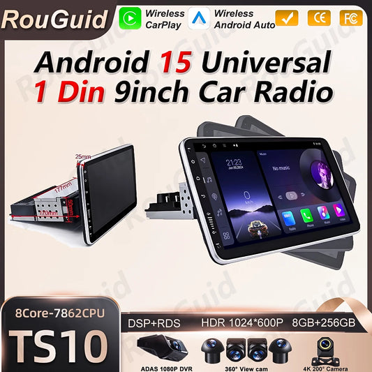 10" Car Stereo with Apple CarPlay & Android Auto