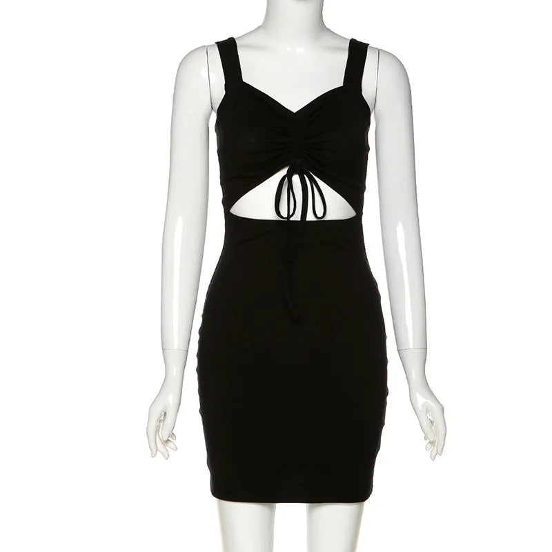 Women's Summer Sleeveless Sexy Mini Dress – Slim Fit Casual Club Dress | Multiple Colors & Sizes