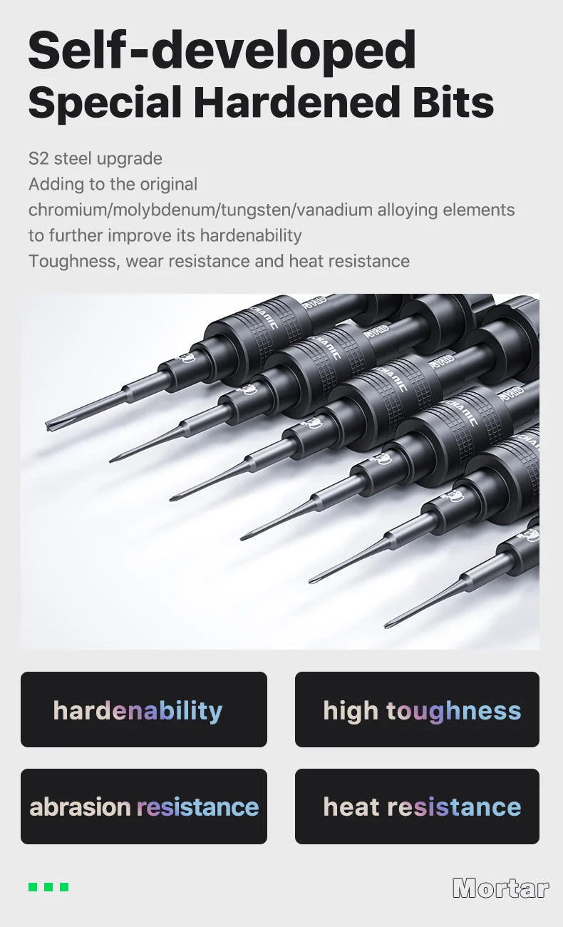 Mechanic AIR PRO MAX High Hardness Screwdriver Cross Y-type Torx 0.6 Disassemble Mobile Phone Watch Tablet Repair OpeningTool