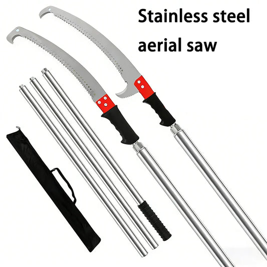 4m Telescopic Garden Pruning Saw – Stainless Steel Extendable