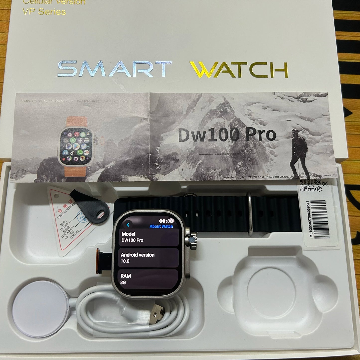 New Men Women's Smartwatch 2.29inch S10 Ultra Smart Watch With Rotary Camera GPS WIFI Google Play Store Touch ID 256GB Storage