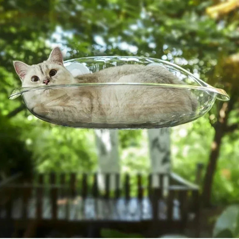 Cat Window Hammock Bed - Hanging Balcony Perch for Kittens