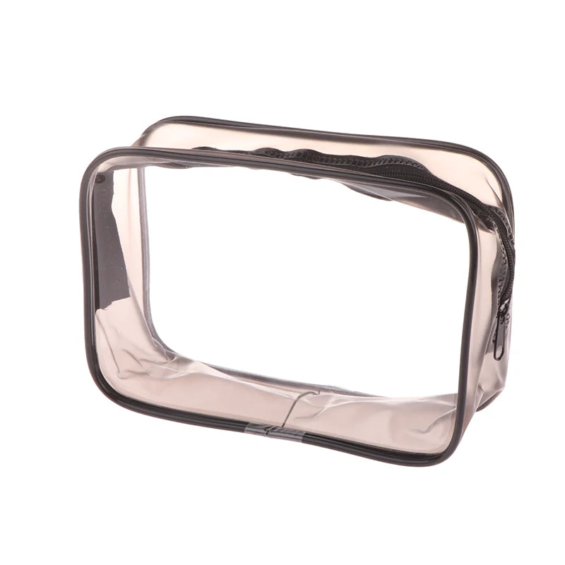 1Pc Clear Makeup Bag Fashion Transparent Travel Portable Mini Wash Storage Bags Women Zipper Organizer Cosmetic Bag