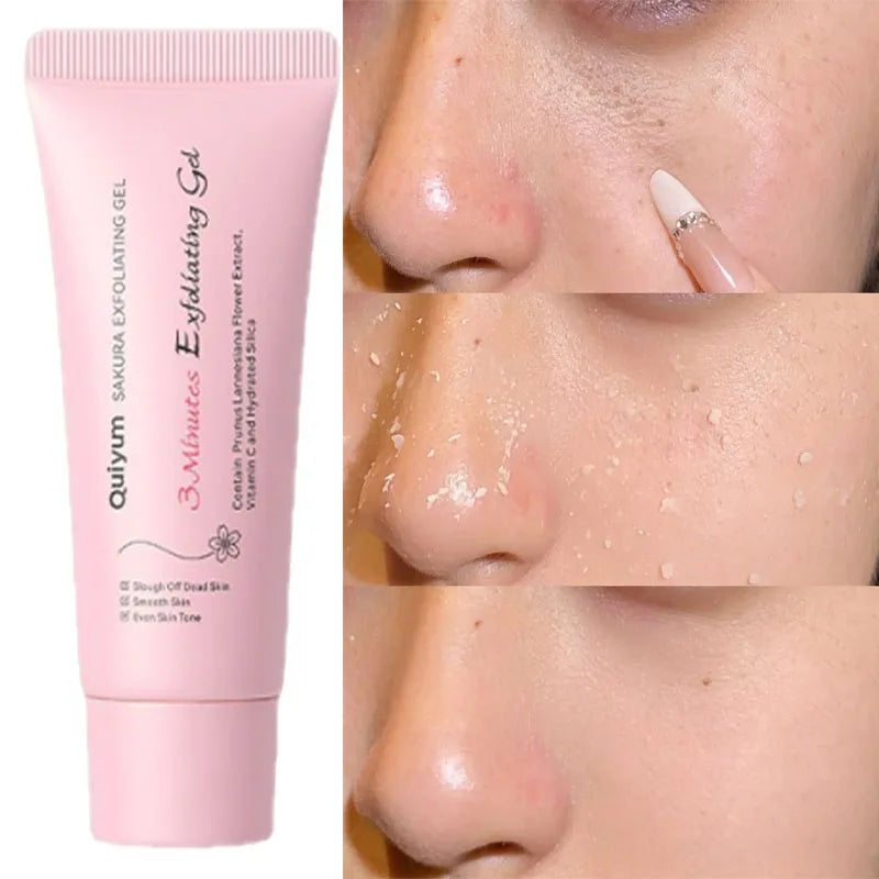 Sakura Exfoliating Peeling Gel Facial Scrub Shrink Pores Moisturizing Nourishing Repair Scrubs Face Cream Beauty Skin Care 50g