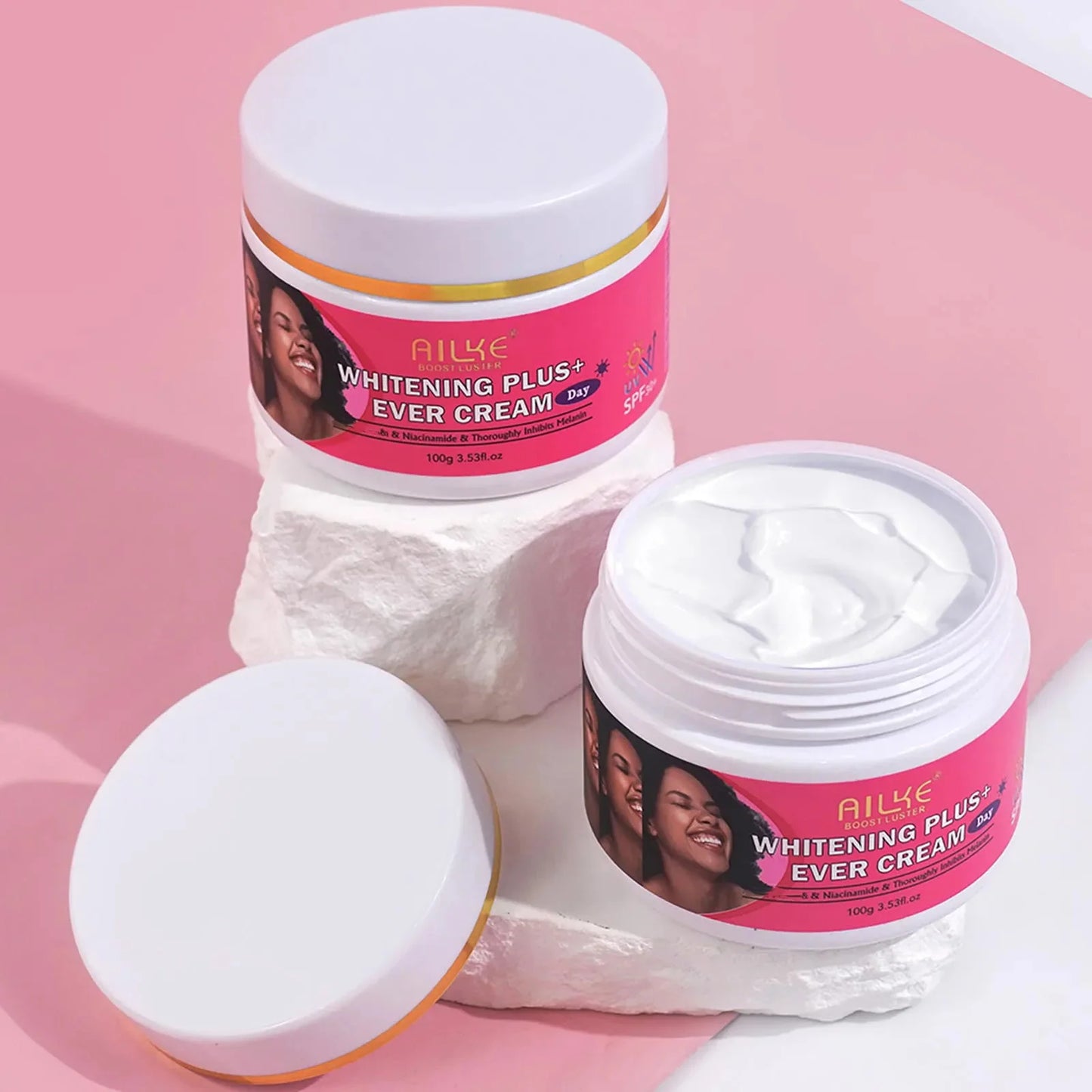 AILKE Women Whitening Face Cream, Brighten Skin, Moisturizing, Resists Melanin And Uv Rays, With Organic Niacinamide, 100ml