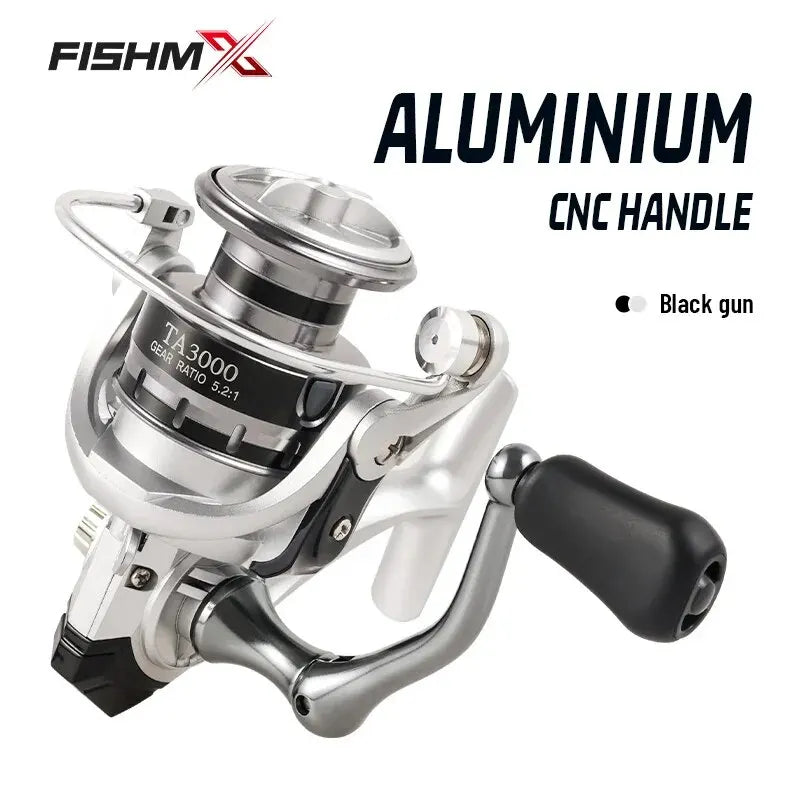 FishMX Spinning Fishing Reel Ultralight Max Drag 10kg Spinning Reel for Carp Pike Bass Fishing Coil
