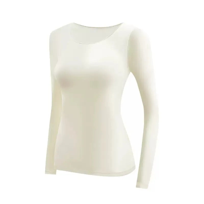 Women's Seamless Ultra-Thin Thermal Set - Long Sleeve Top & Pants - photo 9
