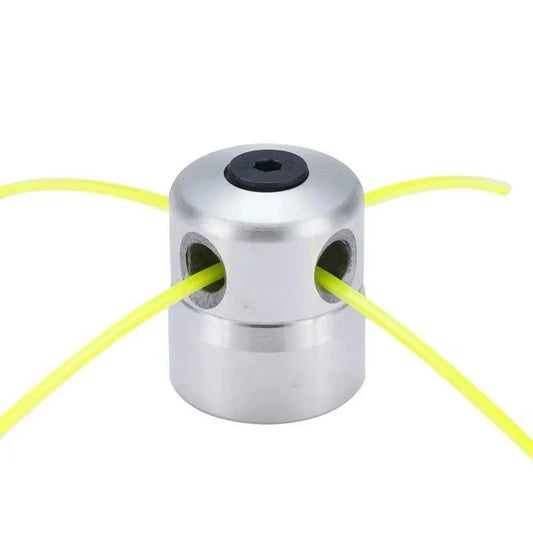 Universal Aluminum Trimmer Head with 4 Trimmer Lines – For Brush Cutter & Grass Trimmer