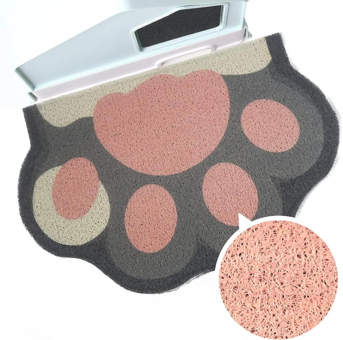 Soft Cat Litter Mat - Anti-Slip Paw-Friendly Floor Mat