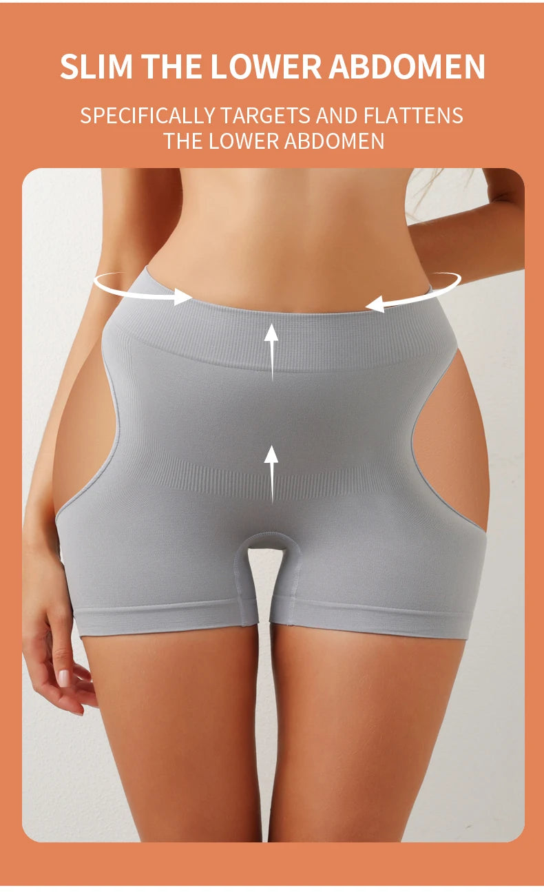 Women Hip Enhancer Body Shaper Shorts Show Buttocks Butt Lifter Underwear Tummy Control Shapewear Brief Belly Slimming Panties