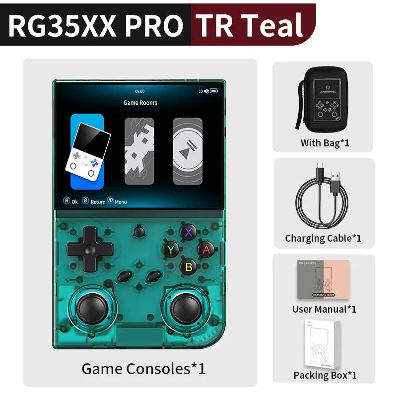 Anbernic RG35XX PRO RG 35XXPRO Retro Handheld Game Console Retro Video Gaming Player Linux 64-bit 3.5IPS Screen3200mAh 256G PSP