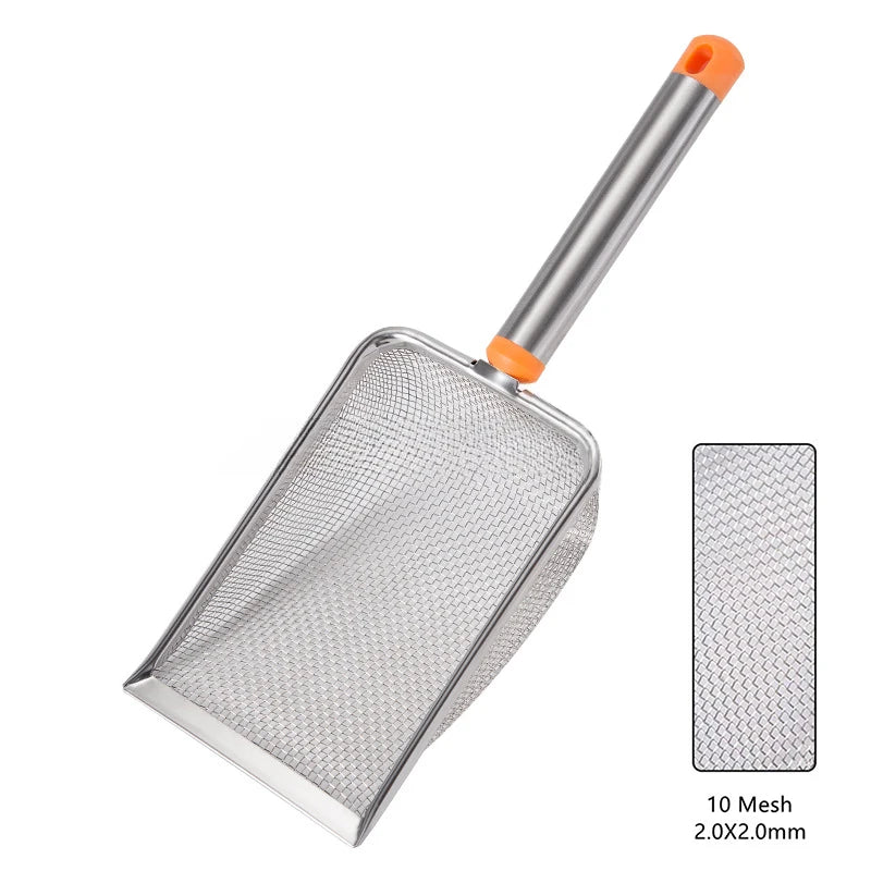 Fine Mesh Non-Stick Litter Scoop - Stainless Steel Sifter – photo 9