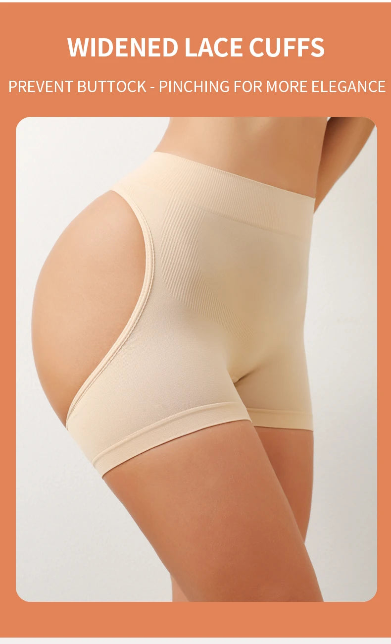 Women Hip Enhancer Body Shaper Shorts Show Buttocks Butt Lifter Underwear Tummy Control Shapewear Brief Belly Slimming Panties