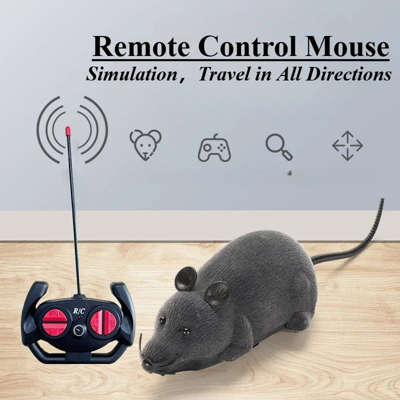 Remote Control Robot Mouse - Electric Cat Toy