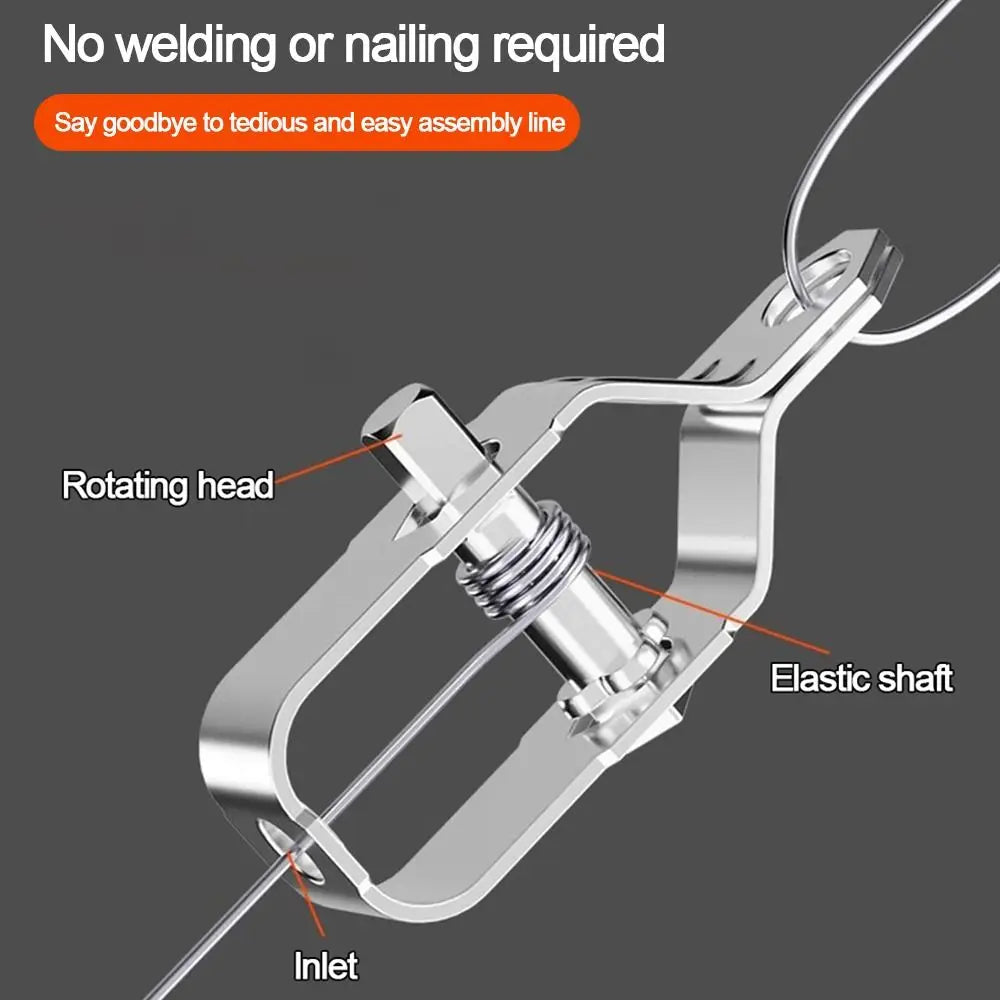 New Heavy Duty Wire Tightener Silver Galvanised Cable Tensioner Wire Buckle Farm