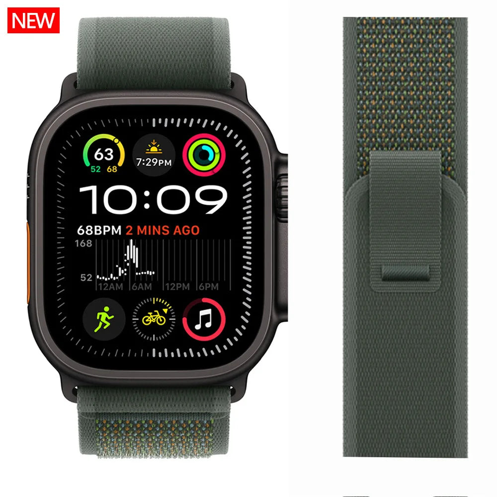 trail loop For apple watch ultra 3 2 Band 49mm 44mm 40mm 45mm 41mm 42mm correa bracelet iWatch series 7 se 8 9 10 11 46mm straps