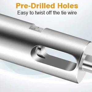 Portable Tie Wire Twister Tool Iron Wire Knotter with Drill Chuck for Electrical and Construction Wiring Twisting