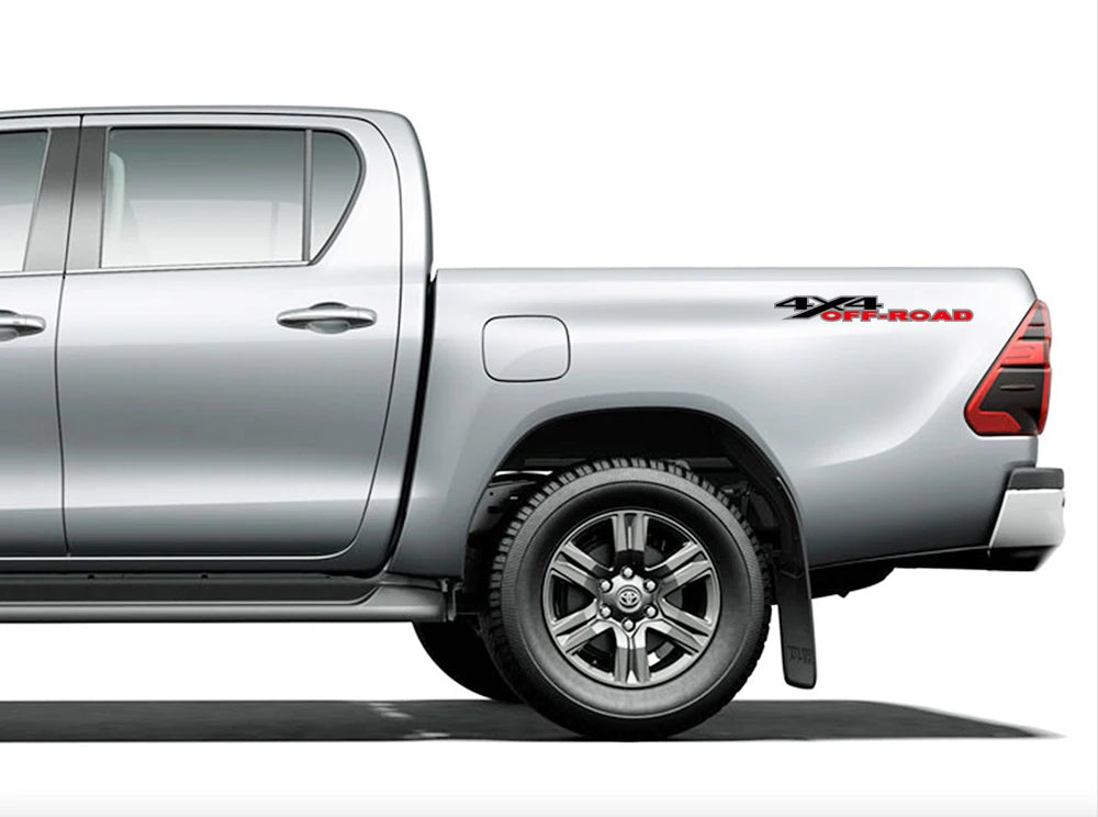 4x4 Off-Road Vinyl Decals (2-Pack) — Universal Fit for Pickups & Trucks