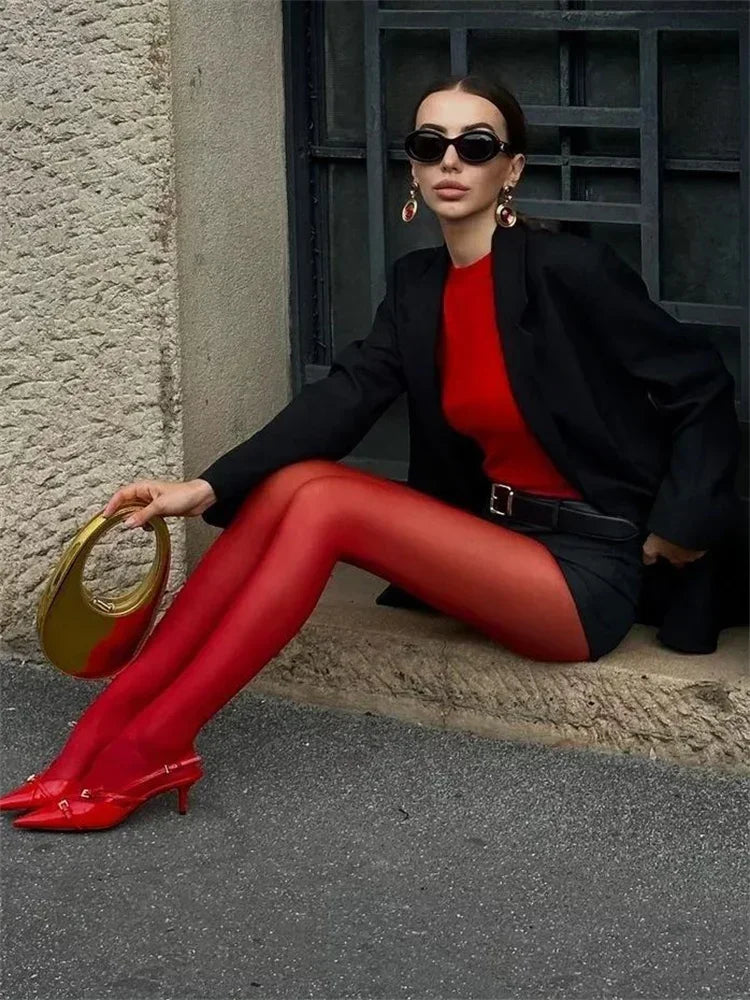 Women's Stretch Tights, Opaque, Lace and Velvet Styles