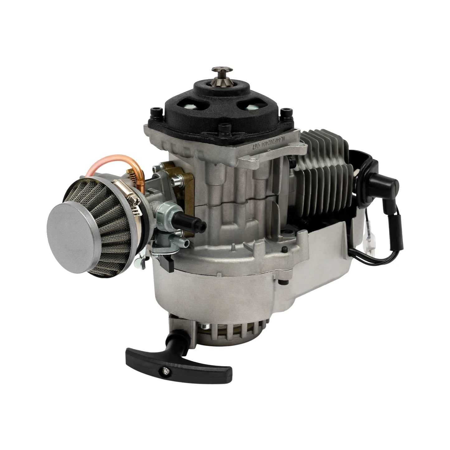 49cc Two-Stroke Motor Engine, 3HP, 12500 RPM, Large 0.32gal Fuel Tank, Durable Build