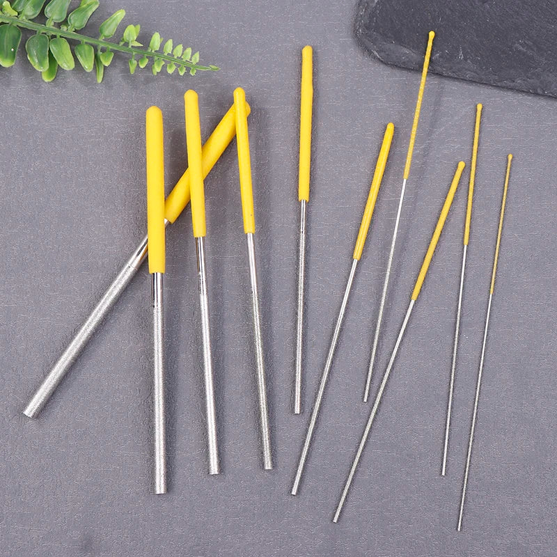 Ultra Fine Needle Files 1.0-5.8mm – Micro Hole Reamer Precision Riffler for Jewelry, PCB & Watch Repair