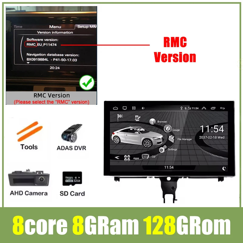 9" Android Car Stereo for Audi A6 C7 & A7 (2012–2018) — CarPlay, Android Auto, GPS, Bluetooth, WiFi