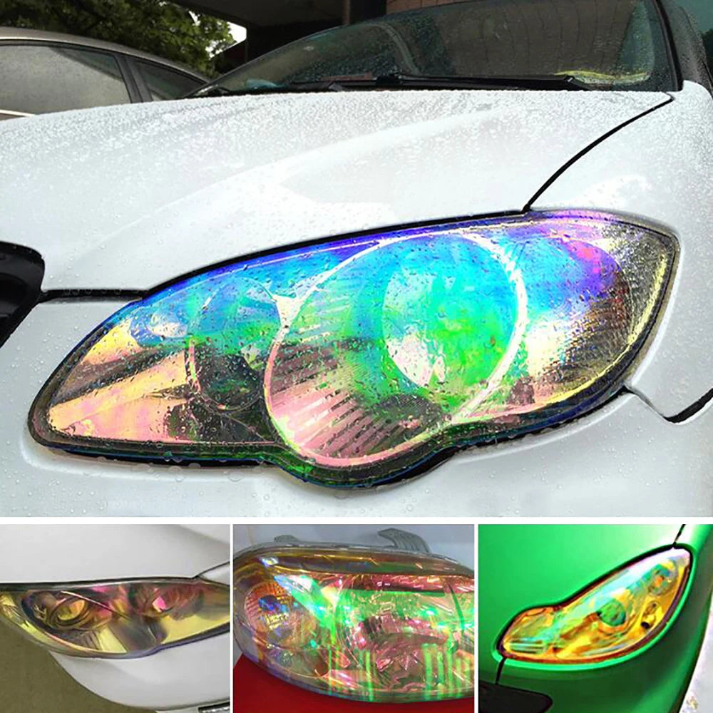 30*100cm Charmeleon Auto Styling Headlights Vehicle Taillights Translucent Lights Vinyl Film Color Change Stickers Car Accessory