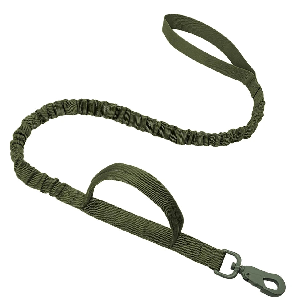 Tactical Dog Collar & Leash - Double Buckle Collar for Large Dogs - photo 11