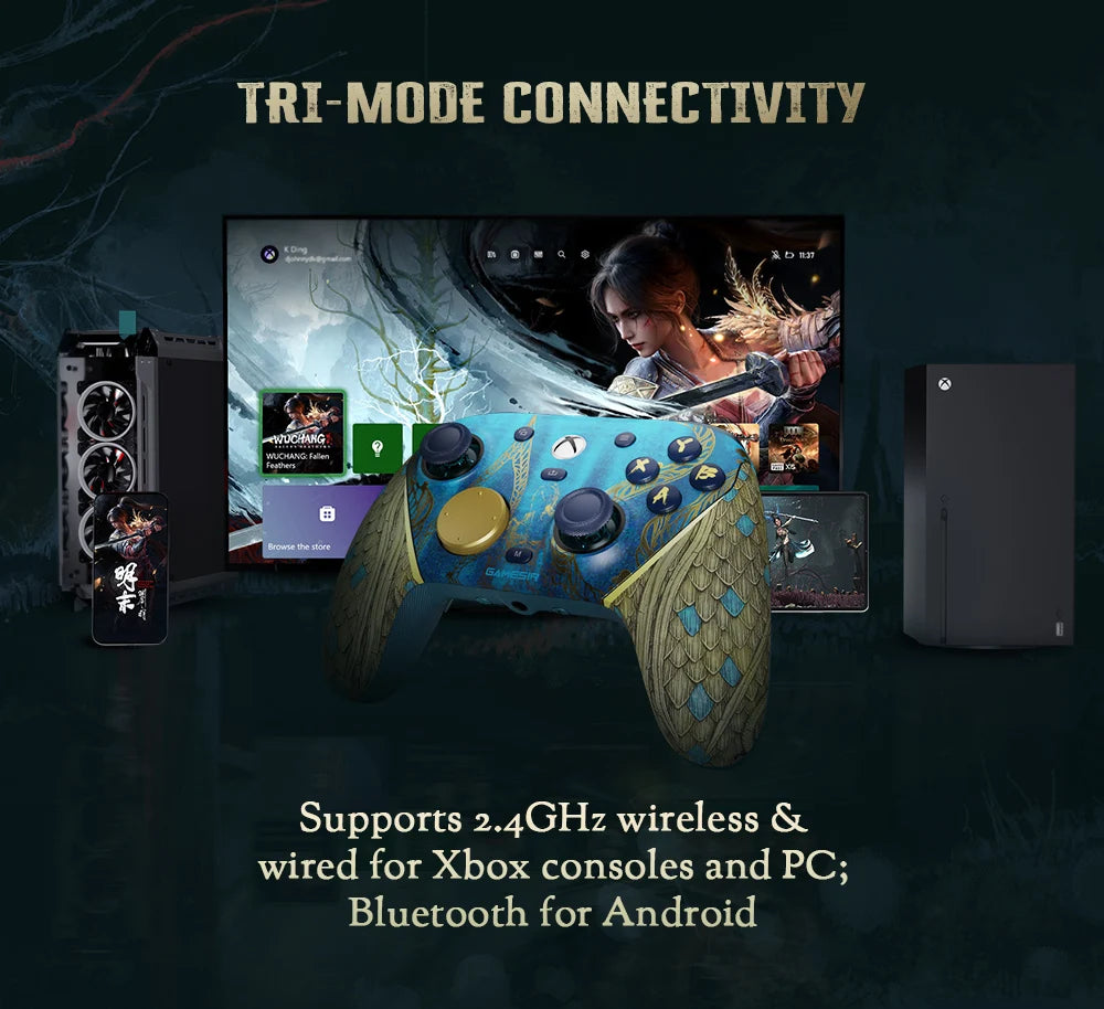 GameSir G7 Pro WUCHANG Xbox PC Controllers Wireless for XBOX Series S X One PC Control Bluetooth Gamepad Fallen Feathers Edition