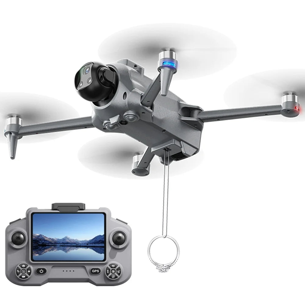 New Quality AE20 Drone GPS One Click Airdrop Brushless Motor Screen Lifting Obstacle Avoidance Intelligent Positioning Aircraft