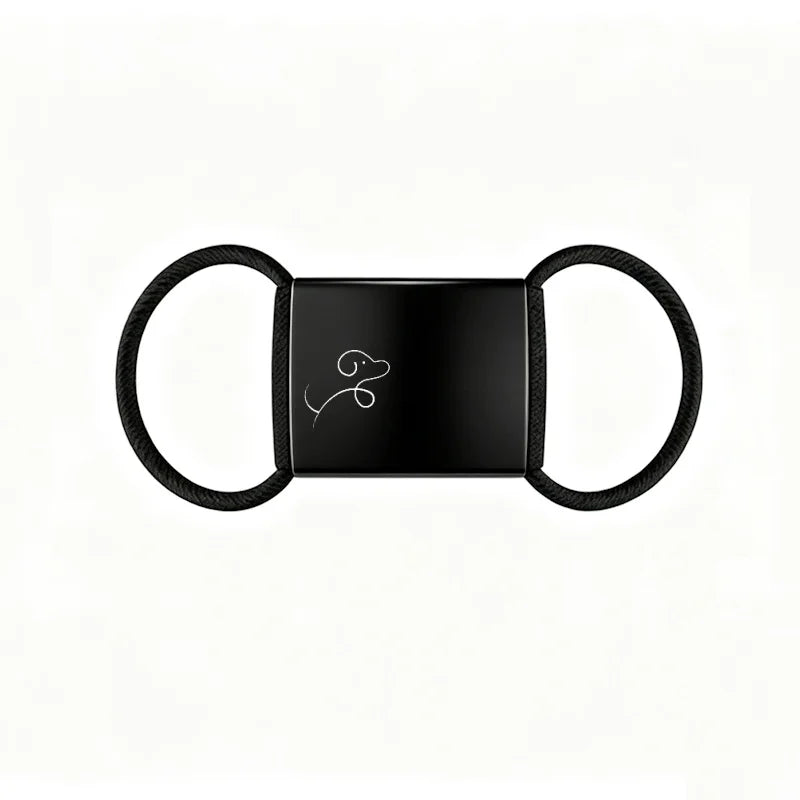 Silent Slide-On Pet ID Tag - Noiseless Engraved Collar Tag