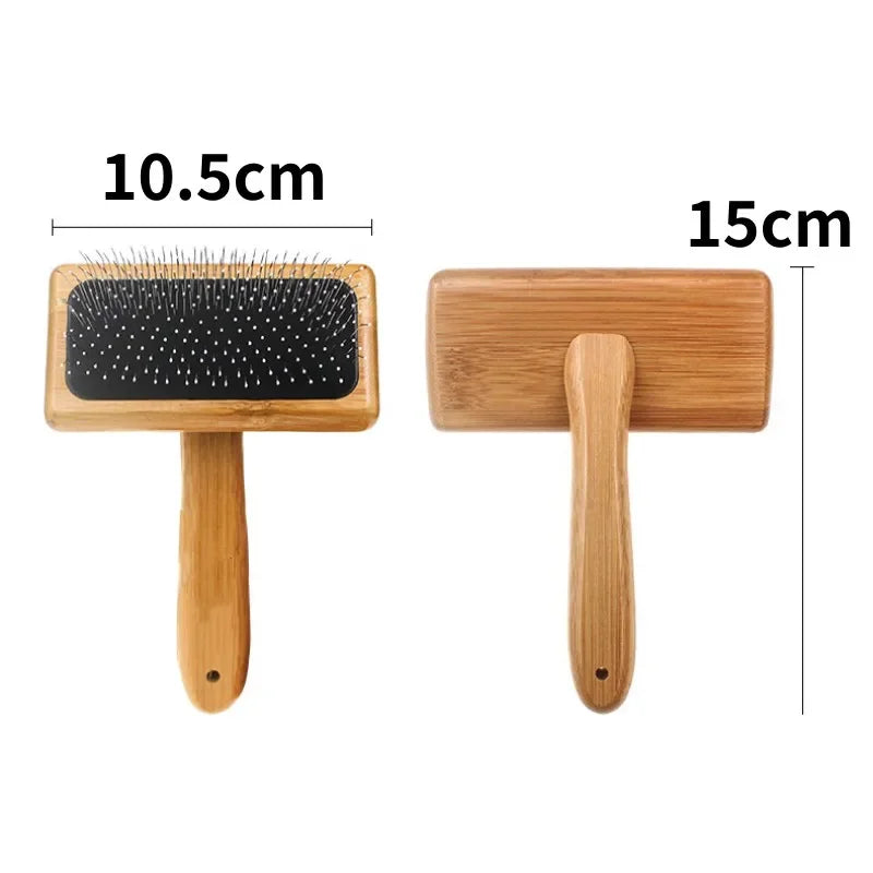 Wooden Dog Grooming Comb - Pet Brush for Knots & Loose Hair - photo 7
