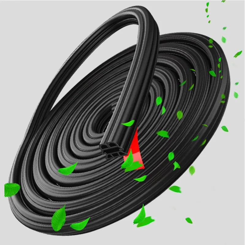 500CM Car Door Rubber Seal Strip - 3-Layer Weatherproof Protection, Sound Insulation & Dustproofing