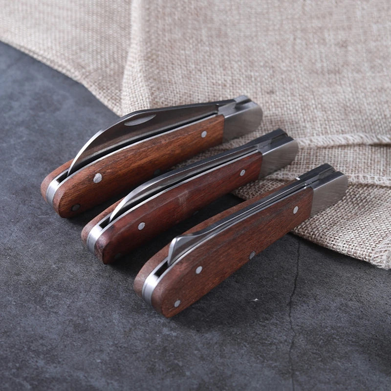 Folding Grafting Scissors Gardening Tool Stainless Steel Grafting Knife Hand Tool Outdoor Multi-functional Cutting Trim Supplies