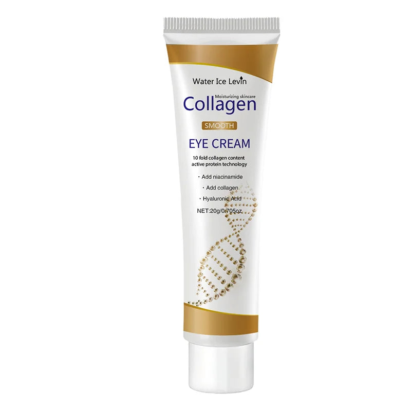 Water Ice Levin Collagen Eye Serum – Anti Dark Circles, Eye Bags & Puffiness | Firming & Moisturizing Eye Cream | CPNP Certified