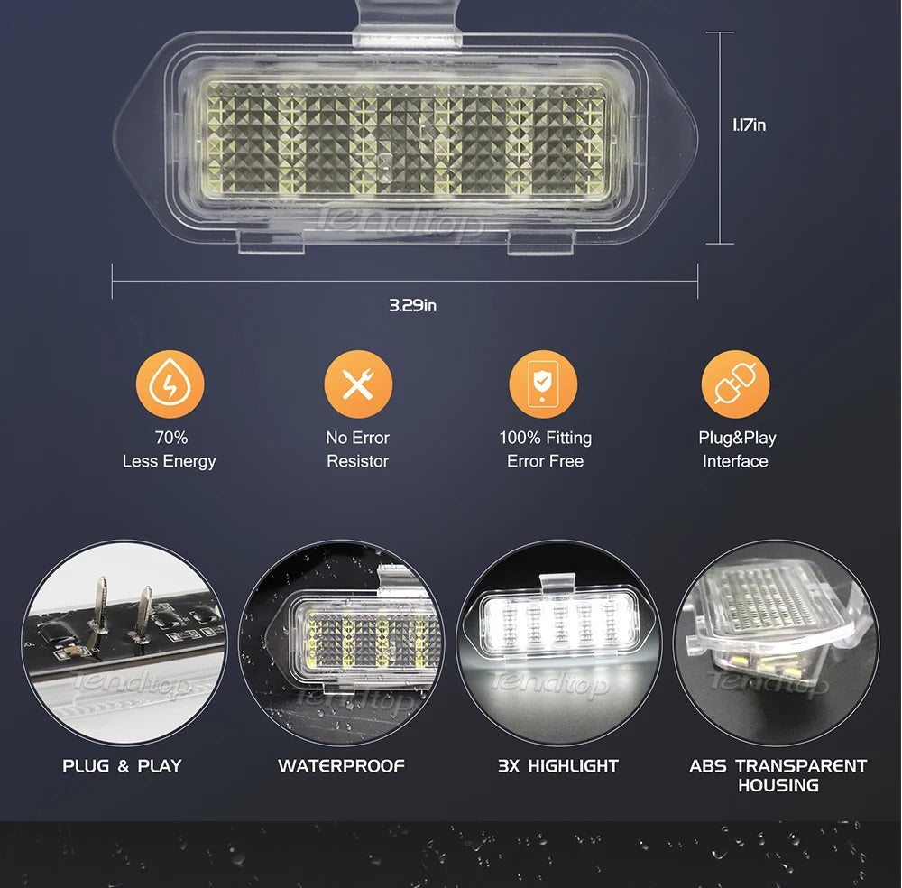 LED Under-Mirror Puddle & Signal Lights — Chevrolet Silverado 1500, Avalanche & GMC Sierra / Cadillac Escalade
