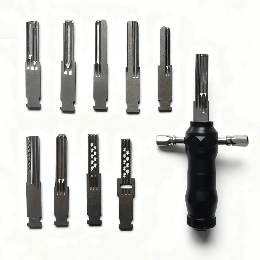 2026 Professional Use Locksmith Tools Lock Pick Open Key Set Hand Kabbah Set Tin Foil Optional